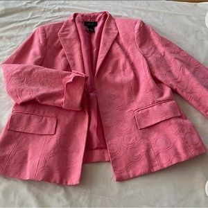Investments Pink Jacket, Sz 12 Petite